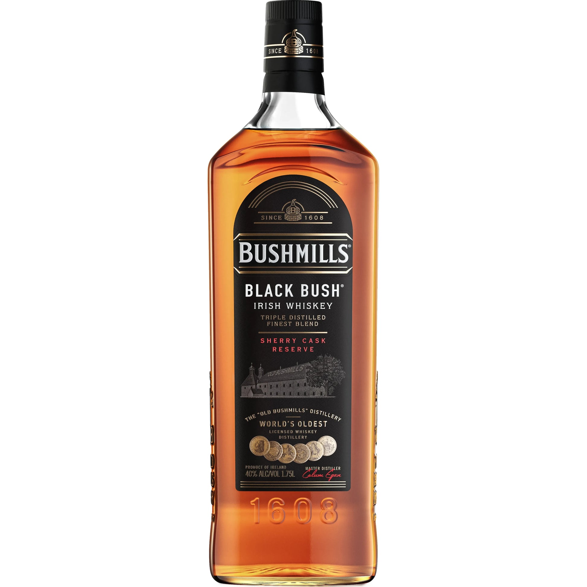 BUSHMILLS BLACK BUSH 1.75L MIAMI LIQUOR WINE STORE
