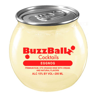 BUZZBALLZ COCKTAILS EGGNOG 200ML MIAMI LIQUOR WINE STORE