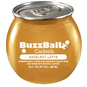 BUZZBALLZ COCKTAILS HAZELNUT LATTE 200ML MIAMI LIQUOR WINE STORE