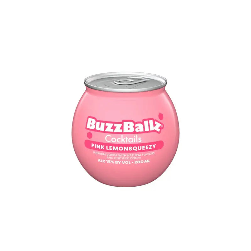 BUZZBALL PINK LEMONSQUEEZY 200ML MIAMI LIQUOR WINE STORE