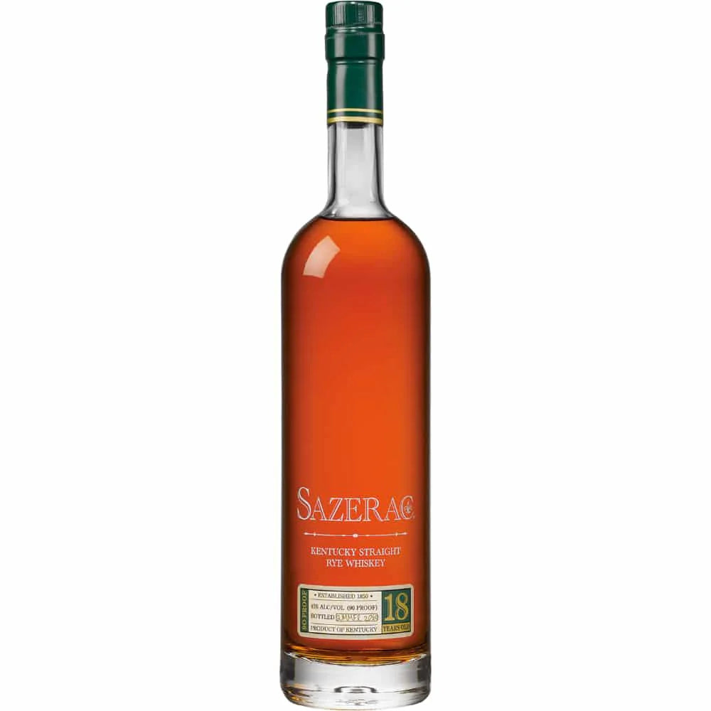 SAZERAC 18 YO KENTUCKY STRAIGHT RYE WHISKEY 750ML