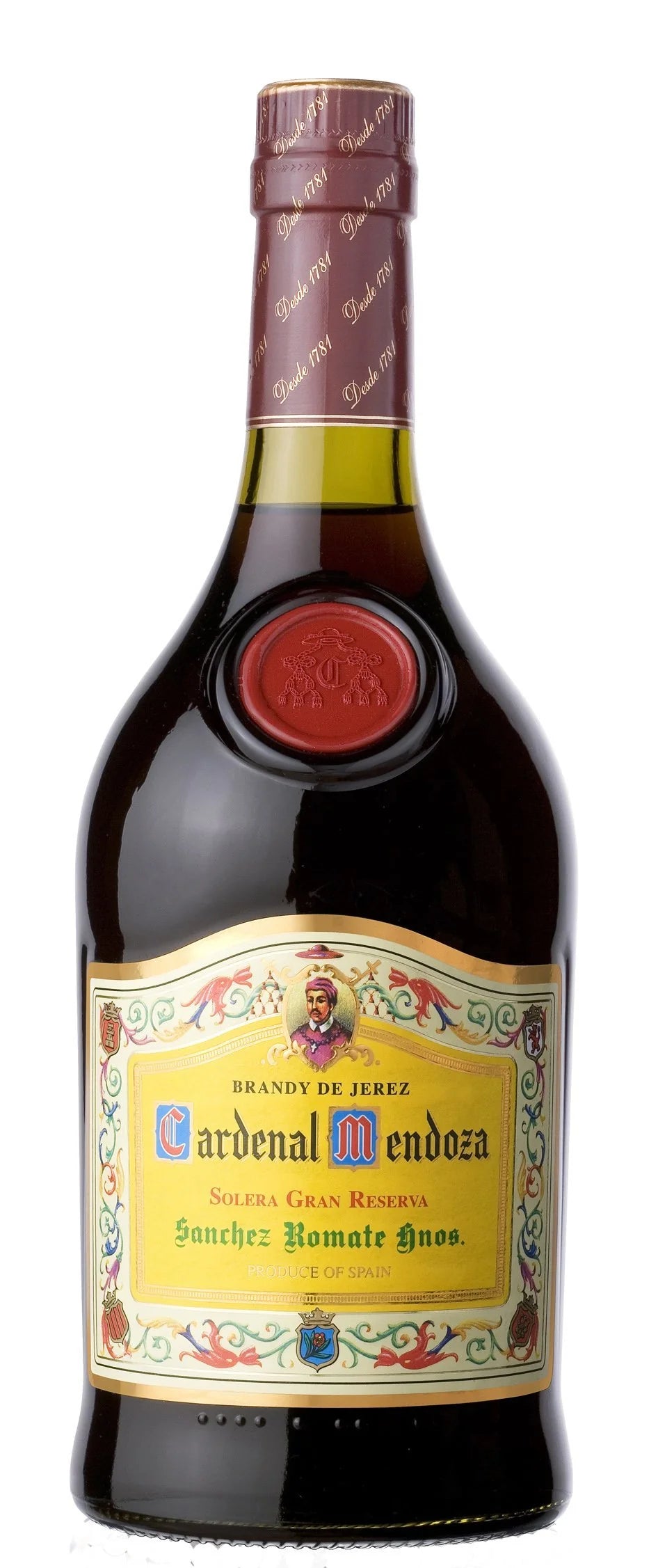 CARDENAL MENDOZA BRANDY DE JEREZ 750ML MIAMI LIQUOR WINE STORE
