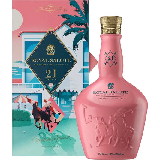 CHIVAS ROYAL SALUTE 21 YEARS POLO EDITION SCOTLAND 700ML MIAMI LIQUOR WINE STORE