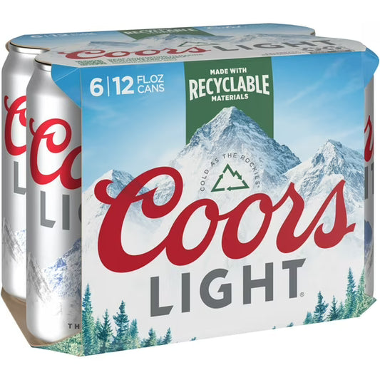 COORS LIGHT 6PK CAN MIAMI LIQUOR WINE STORE