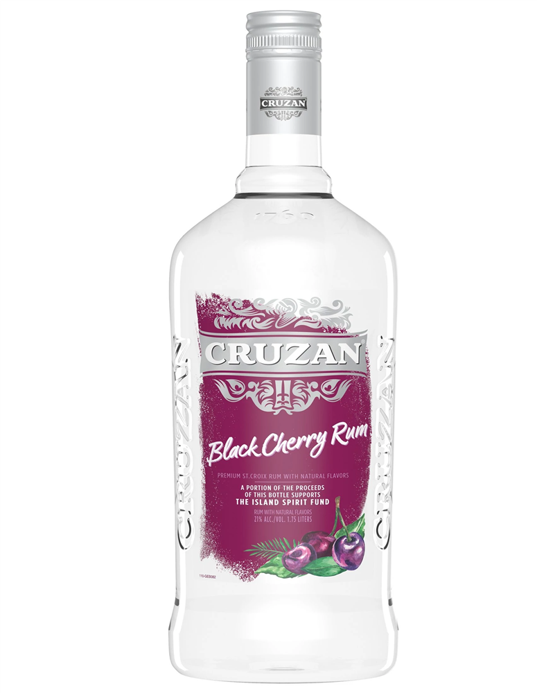 CRUZAN BLACK CHERRY RUM 1.75L MIAMI LIQUOR WINE STORE