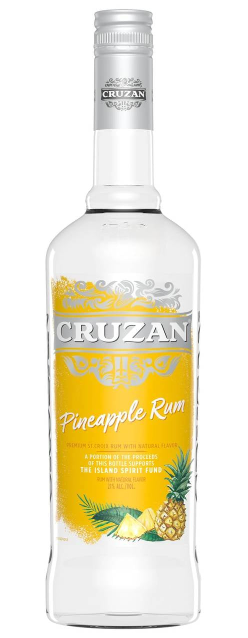 CRUZAN PINEAPPLE 750ML MIAMI LIQUOR WINE STORE