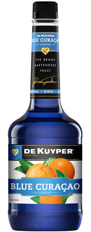 DEKUYPER BLUE CURACAO 750ML MIAMI LIQUOR WINE STORE