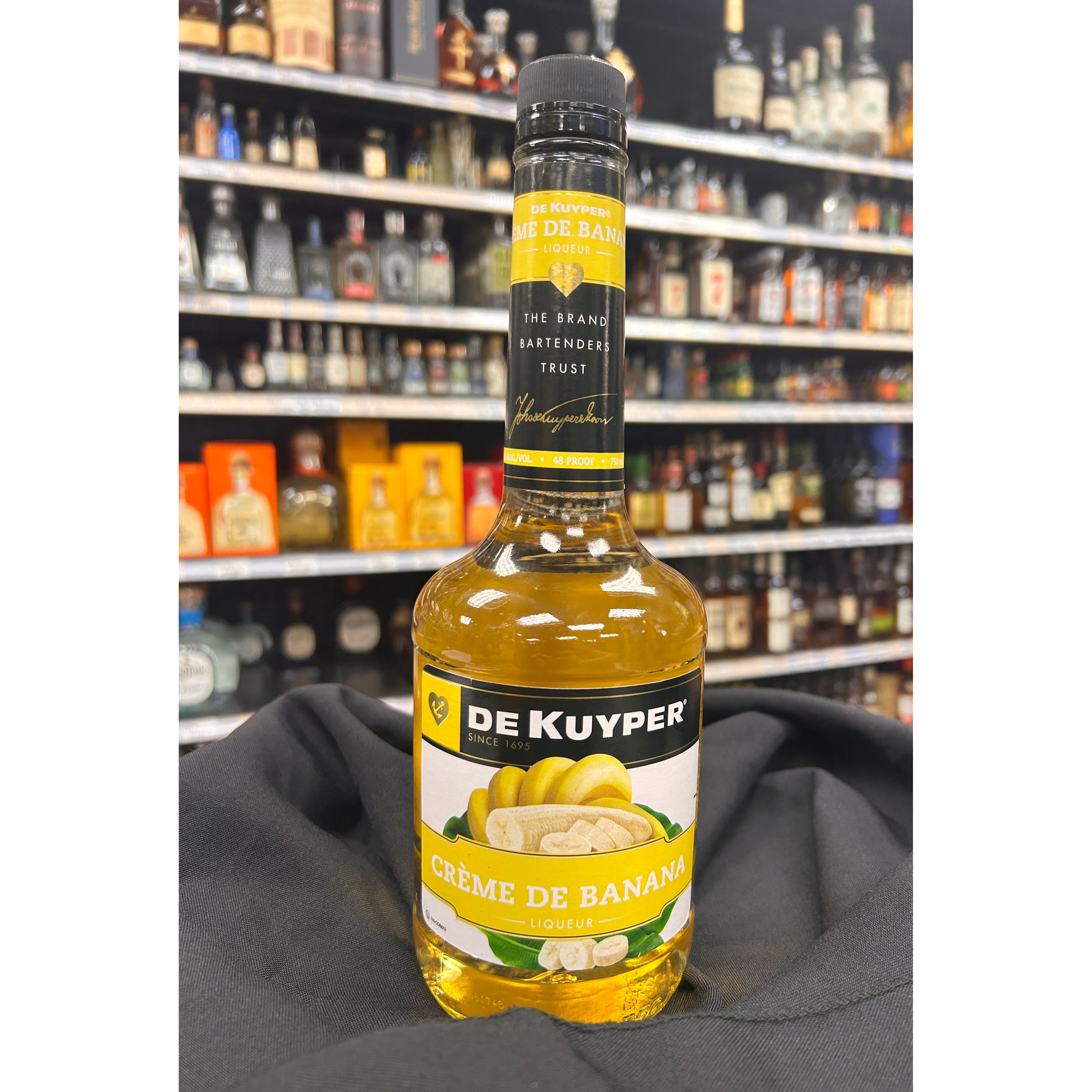 DEKUYPER CREME DE BANANA LIQUEUR 750ML Spirits 4 less DEKUYPER CREME DE BANANA LIQUEUR 750ML Spirits 4 less