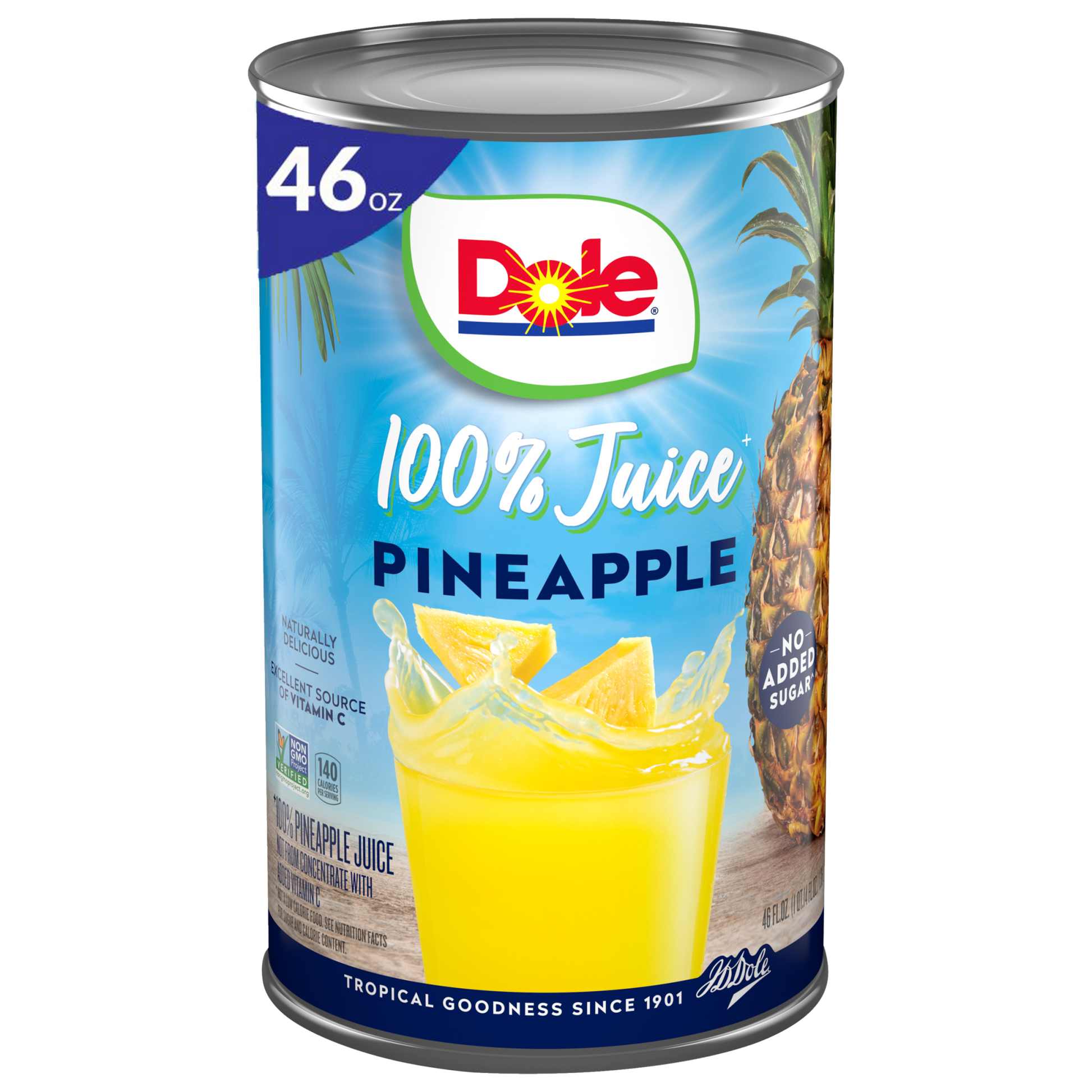 DOLE 100% PINEAPPLE JUICE 46 FL OZ MIAMI LIQUOR WINE STORE