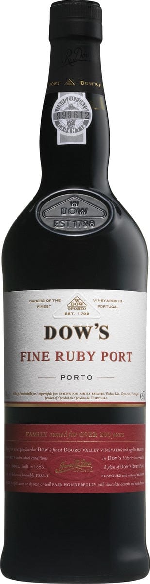 DOWS FINE RUBY PORTO 750ML MIAMI LIQUOR WINE STORE
