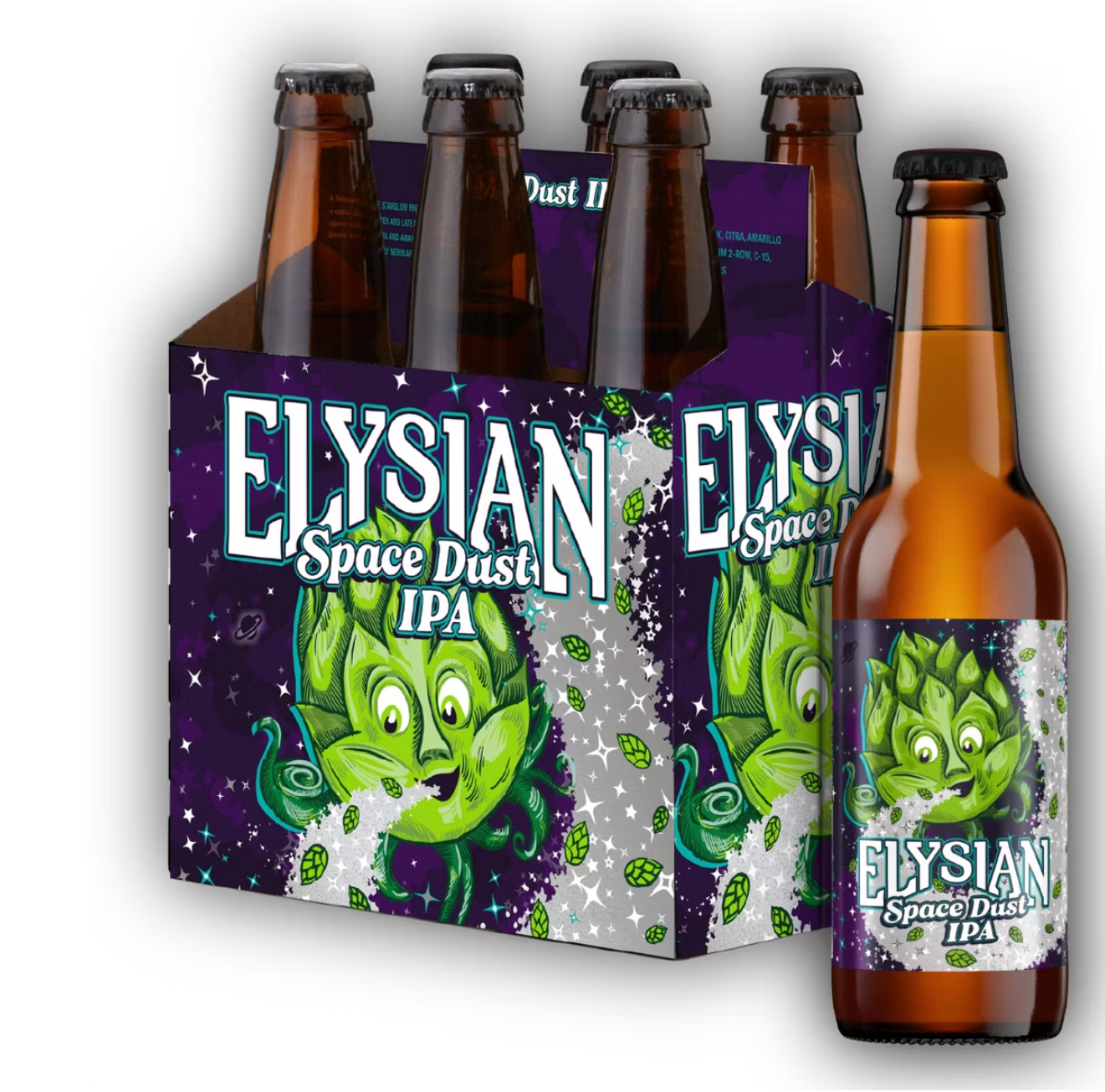 ELYSIAN SPACE DUST IPA 6PK BOTTLE MIAMI LIQUOR WINE STORE