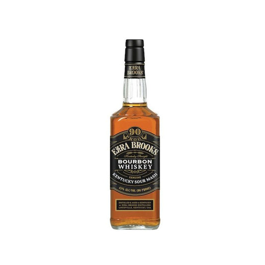 EZRA BROOKS BOURBON KENTUCKY SOUR MASH 750ML MIAMI LIQUOR WINE STORE