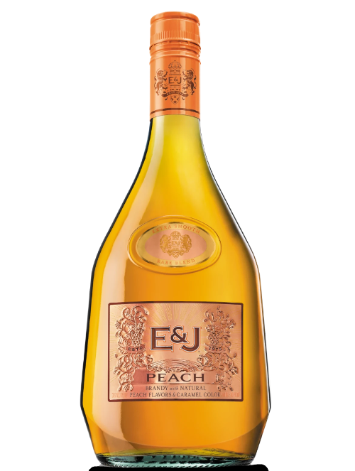 E&J BRANDY PEACH 750ML MIAMI LIQUOR WINE STORE