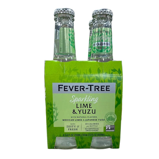 FEVER TREE LIME & YUZU 4PK MIAMI LIQUOR WINE STORE