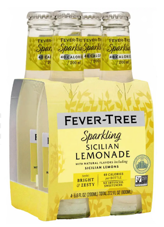 FEVER TREE SICILIAN LEMONADE 4PK MIAMI LIQUOR WINE STORE