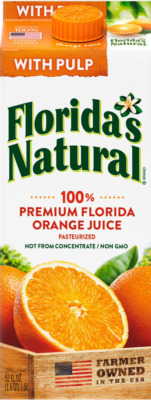 FLORIDAS NATURAL ORANGE JUICE 1.5L MIAMI LIQUOR WINE STORE