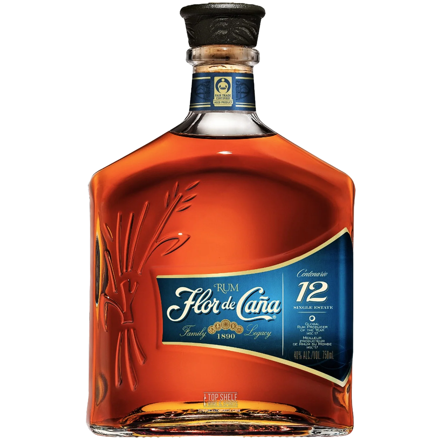 FLOR DE CANA 12 YEARS CENTENARIO 750ML MIAMI LIQUOR WINE STORE