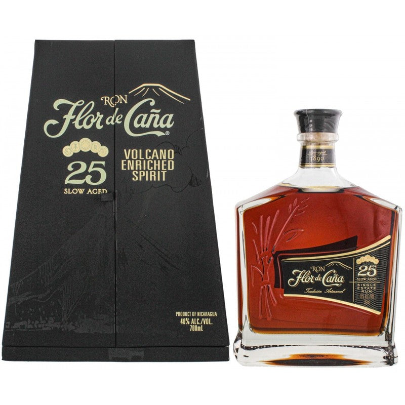 FLOR DE CANA 25 YEARS SLOW AGED 750ML MIAMI LIQUOR WINE STORE