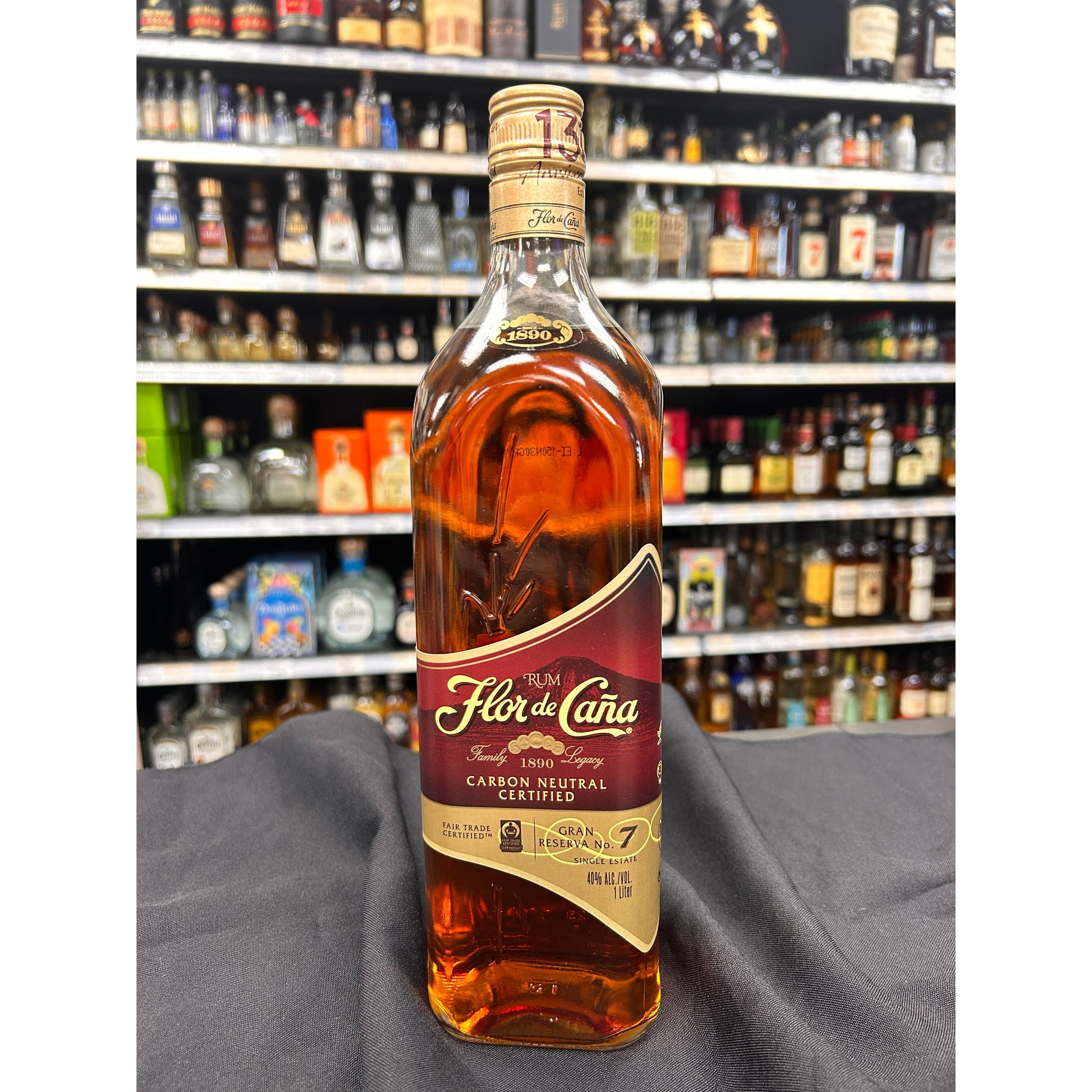 FLOR DE CANA 7 YEARS OLD 1L MIAMI LIQUOR WINE STORE