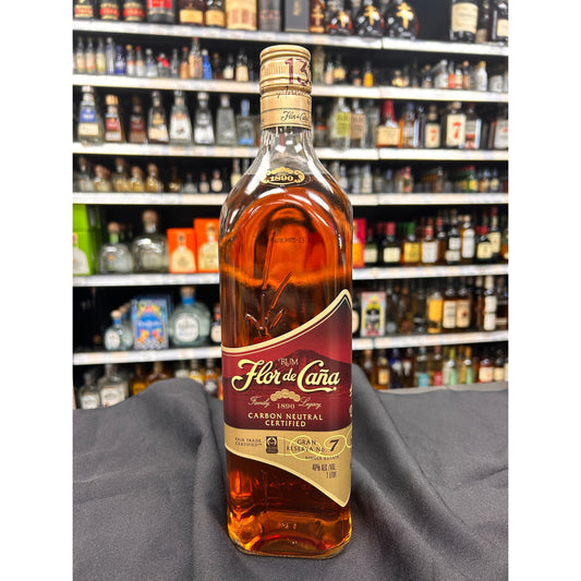 FLOR DE CANA 7 YEARS OLD 1L MIAMI LIQUOR WINE STORE