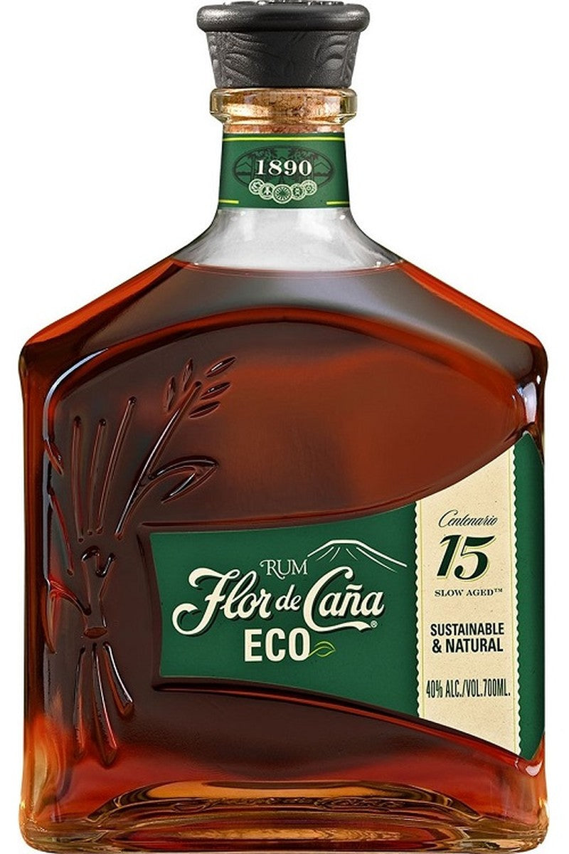 FLOR DE CANA ECO 15 YEARS OLD 750ML MIAMI LIQUOR WINE STORE