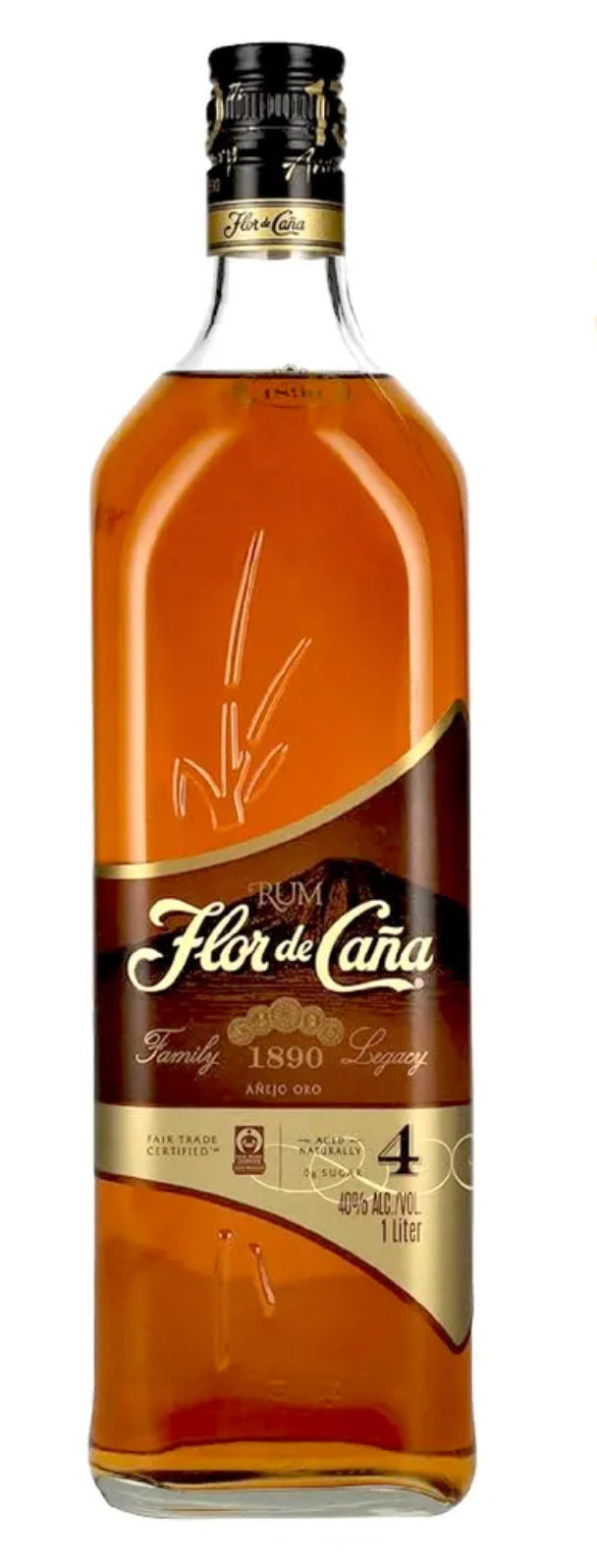 FLOR DE CANA GOLD 1L MIAMI LIQUOR WINE STORE