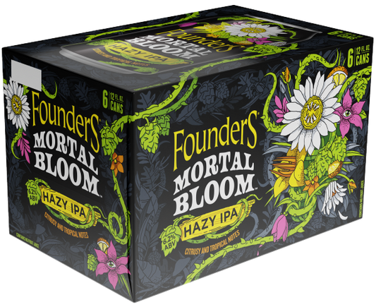 FOUNDERS MORTAL BLOOM 6PK CAN MIAMI LIQUOR WINE STORE