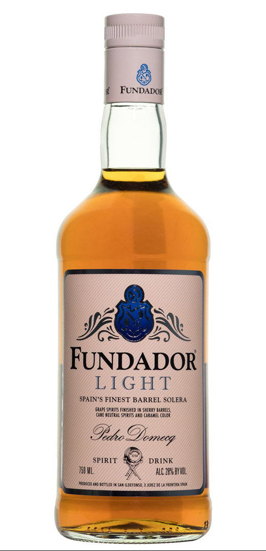 FUNDADOR LIGHT BRANDY 750ML MIAMI LIQUOR WINE STORE