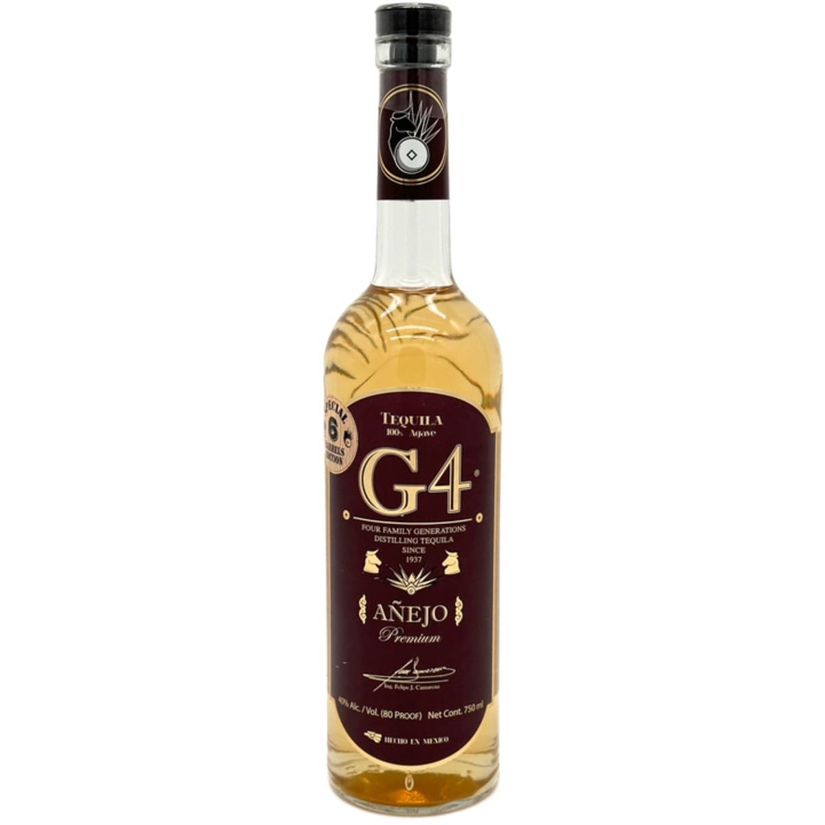 G4 ANEJO SIX BARREL EDITION 750ML MIAMI LIQUOR WINE STORE
