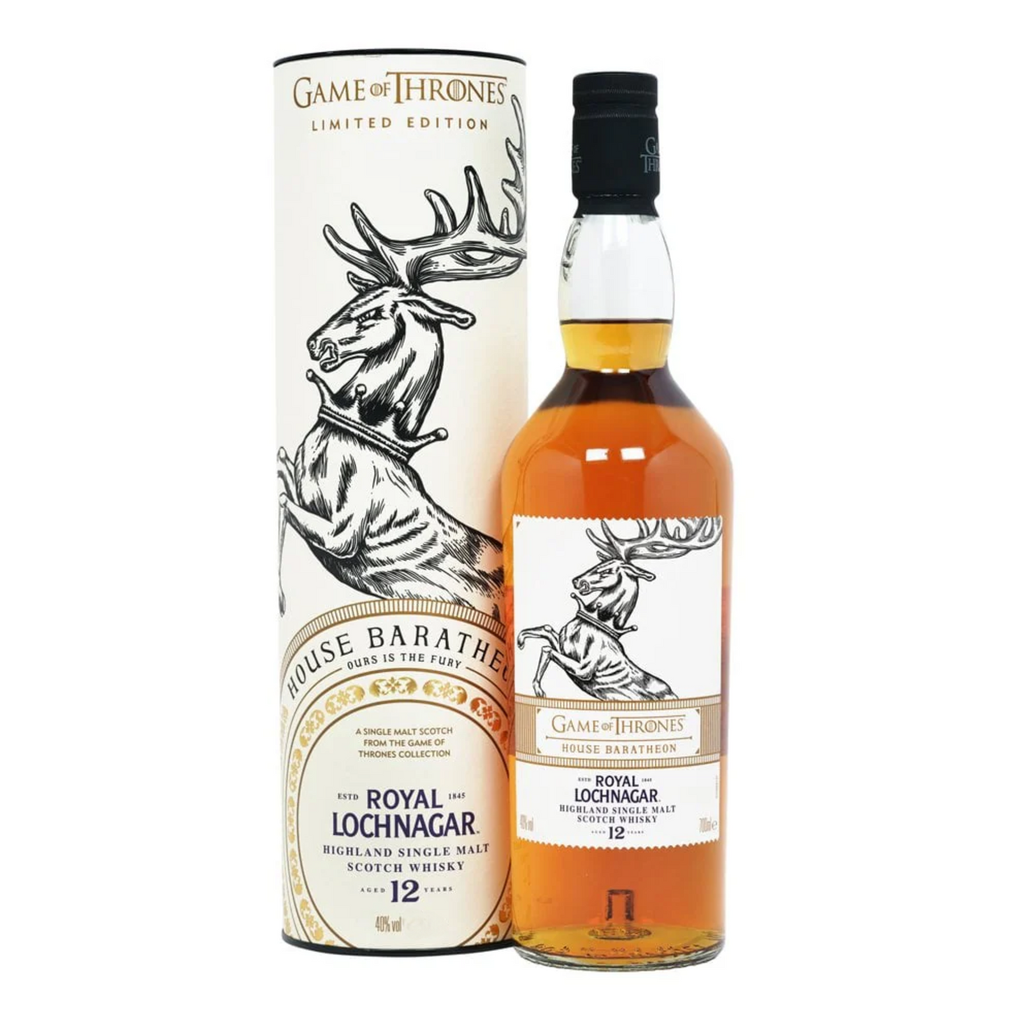 GAME OF THRONES HOUSE BARATHEON ROYAL LOCHNAGAR 12YRS 750ML MIAMI LIQUOR WINE STORE