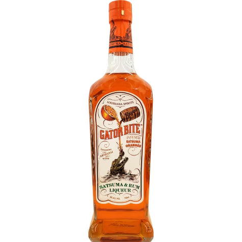 GATOR BITE SATSUMA & RUM LIQUEUR 750ML MIAMI LIQUOR WINE STORE