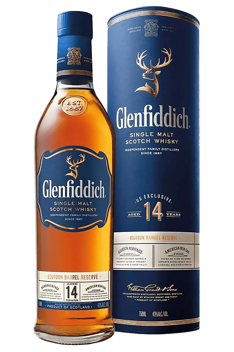 GLENFIDDICH 14 YEARS OLD 750ML MIAMI LIQUOR WINE STORE