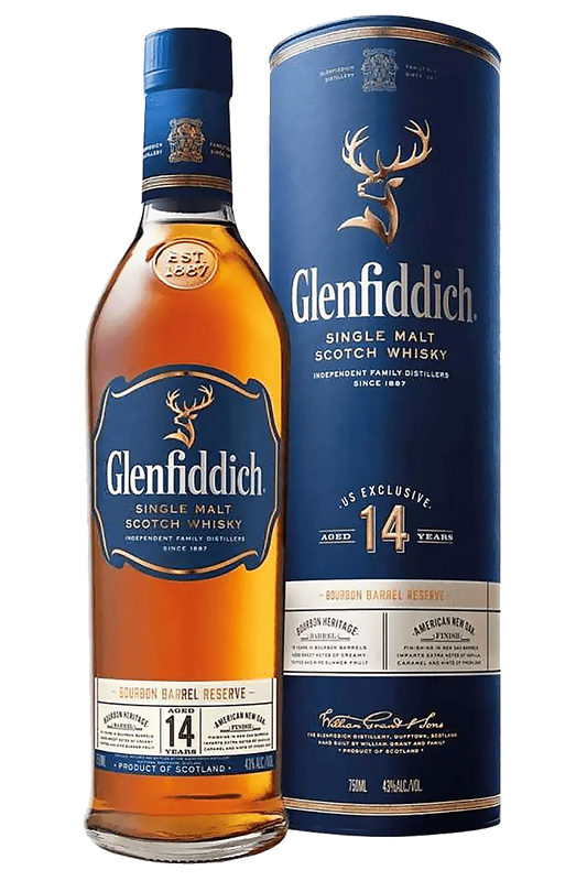 GLENFIDDICH 14 YEARS OLD 750ML MIAMI LIQUOR WINE STORE