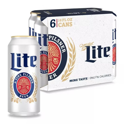 MILLER LITE 6PK CAN