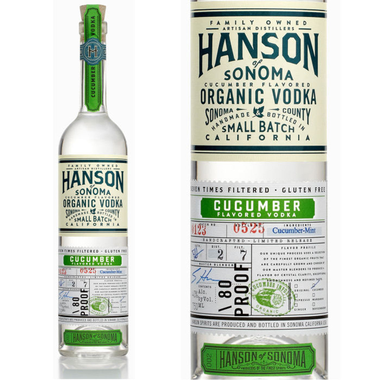 HANSON OF SONAMA CUCUMBER 750ML MIAMI LIQUOR WINE STORE
