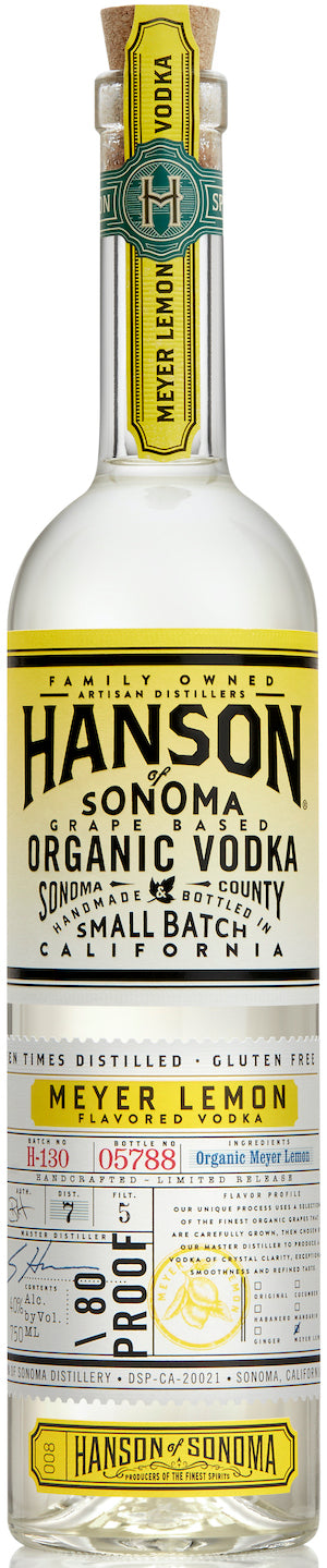 HANSON OF SONAMA MEYER LEMON 750ML MIAMI LIQUOR WINE STORE