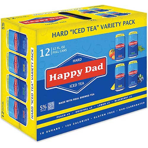 HAPPY DAD 12PK ICE TEA VARIETY MIAMI LIQUOR WINE STORE
