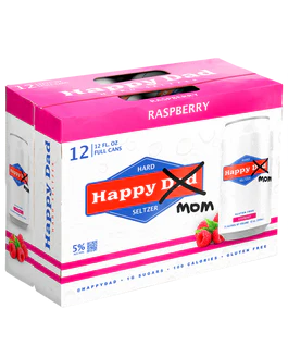 HAPPY MOM 12PK RASPBERRY MIAMI LIQUOR WINE STORE