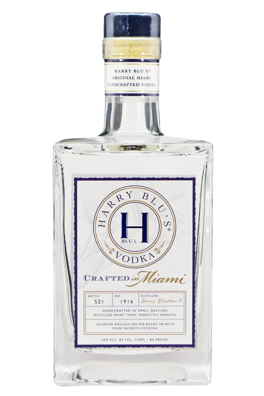 HARRY BLU'S VODKA 750ML MIAMI LIQUOR WINE STORE