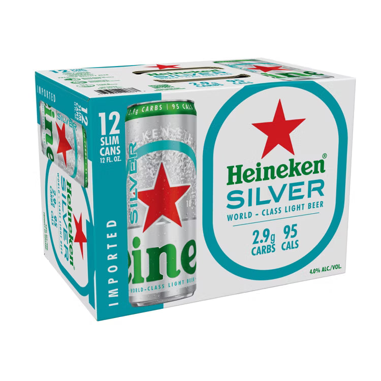 HEINEKEN SILVER 12PK CAN MIAMI LIQUOR WINE STORE