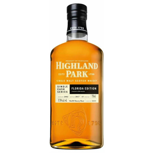 HIGHLAND PARK SINGLE CASK SERIE FLORIDA EDITION 15 YEARS 750ML MIAMI LIQUOR WINE STORE