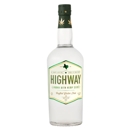 HIGHWAY VODKA WITH HEMP SEED 750ML MIAMI LIQUOR WINE STORE