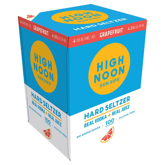 HIGH NOON 4PK SUN SIP GRAPEFRUIT MIAMI LIQUOR WINE STORE