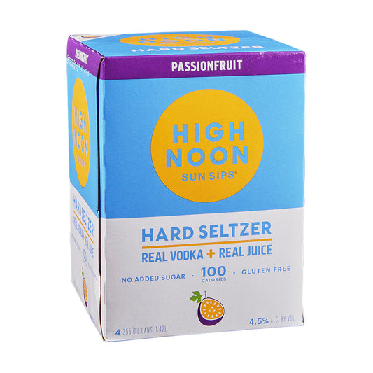 HIGH NOON 4PK SUN SIP PASSIONFRUIT MIAMI LIQUOR WINE STORE