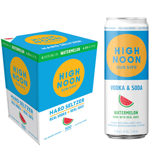 HIGH NOON 4PK SUN SIP WATERMELON MIAMI LIQUOR WINE STORE