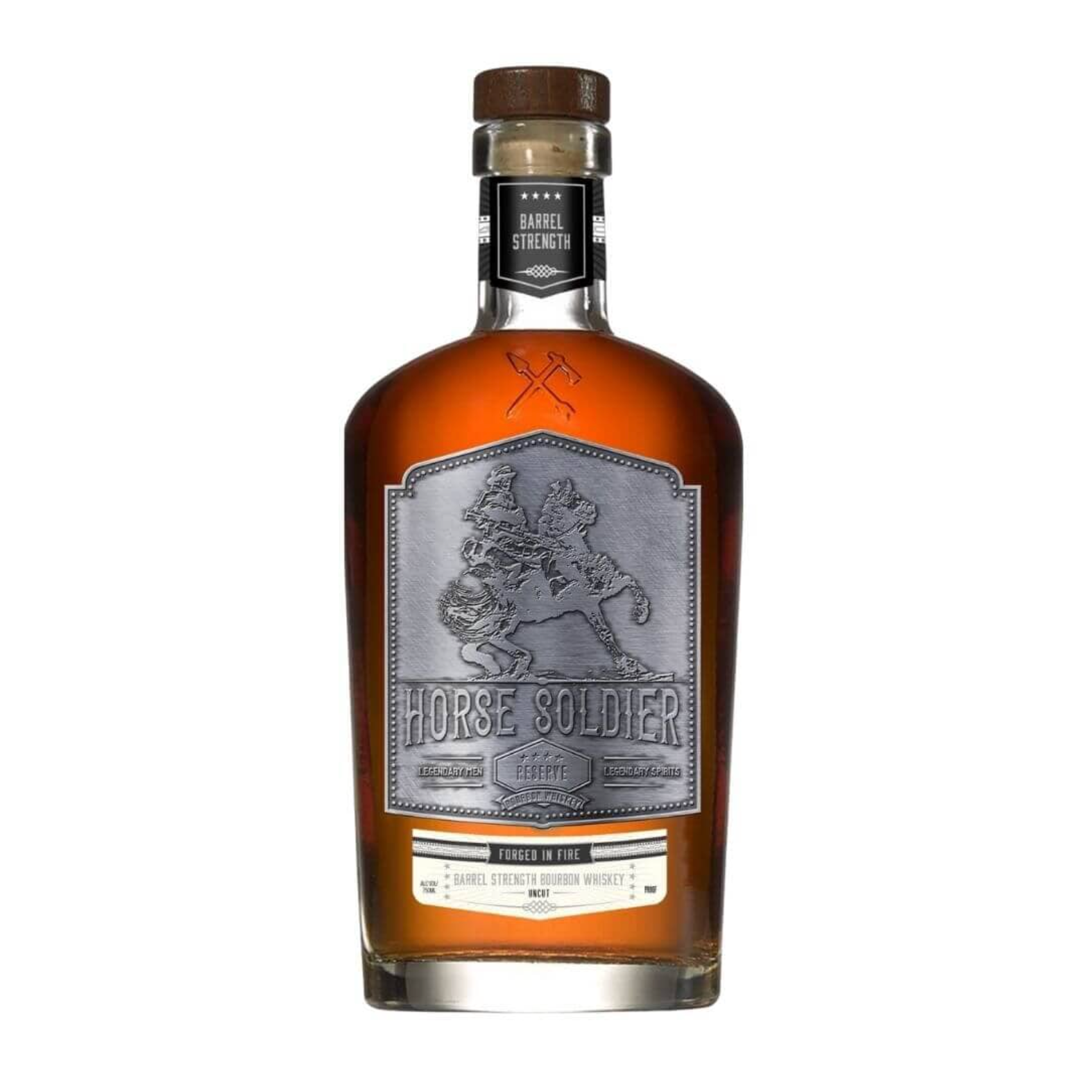 HORSE SOLDIER BARREL STRENGHT BOURBON WHISKEY 750ML MIAMI LIQUOR WINE STORE