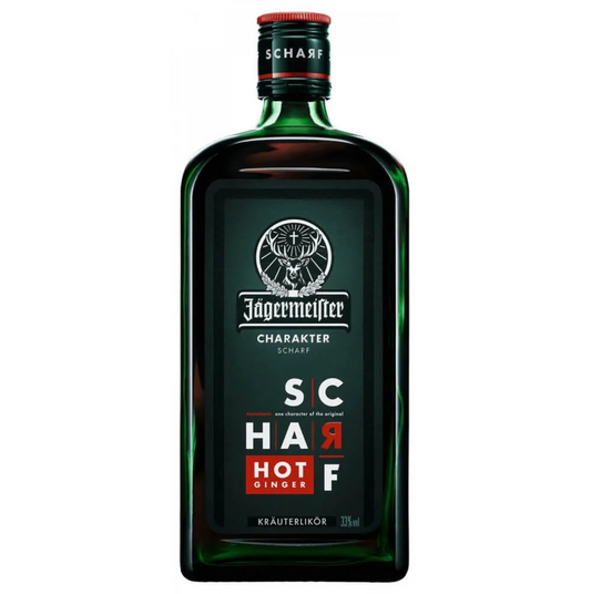 JAGERMEILTER SCHARF HOT GINGER GERMAN HERBAL LIQUEUR 750ML 