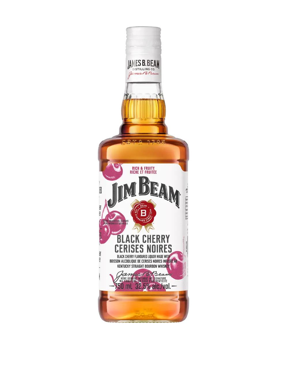 JIM BEAM RED STAG BLACK CHERRY 750ML MIAMI LIQUOR WINE STORE