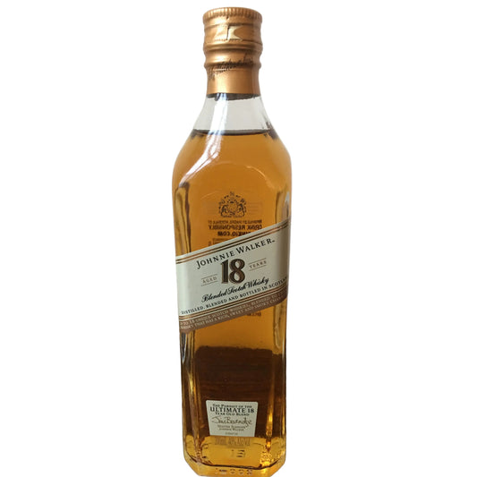 JOHNNIE WALKER AGED 18 YEARS 200ML MIAMI LIQUOR WINE STORE