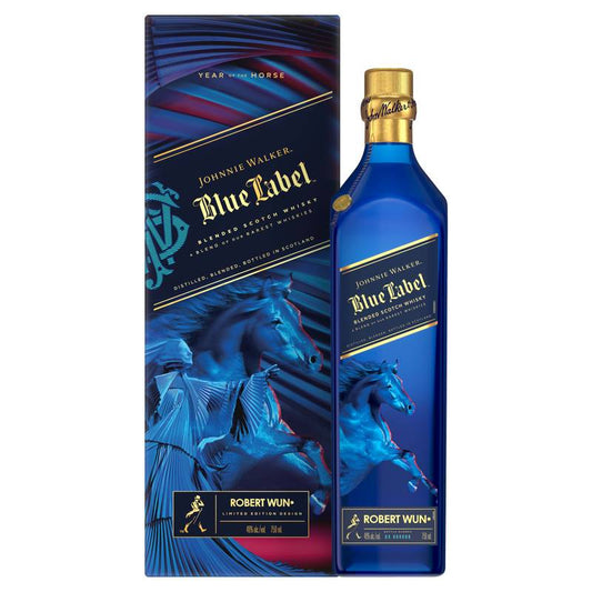 JOHNNIE WALKER BLUE LABEL LUNAL YEAR OF THE HORSE 750ML MIAMI LIQUOR WINE STORE